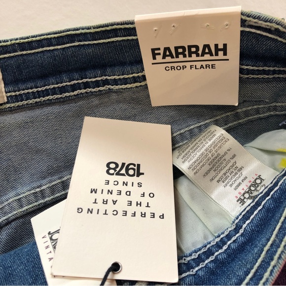 Jordache Farrah Crop Flare Ombré Jeans (31) - Picture 12 of 16